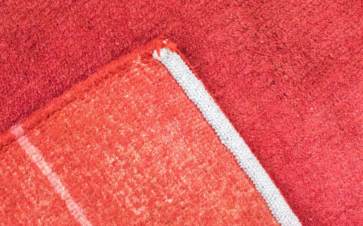 Nepal mattan - 230 x 160 cm - röd