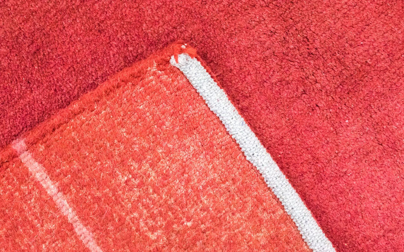 Nepal mattan - 230 x 160 cm - röd