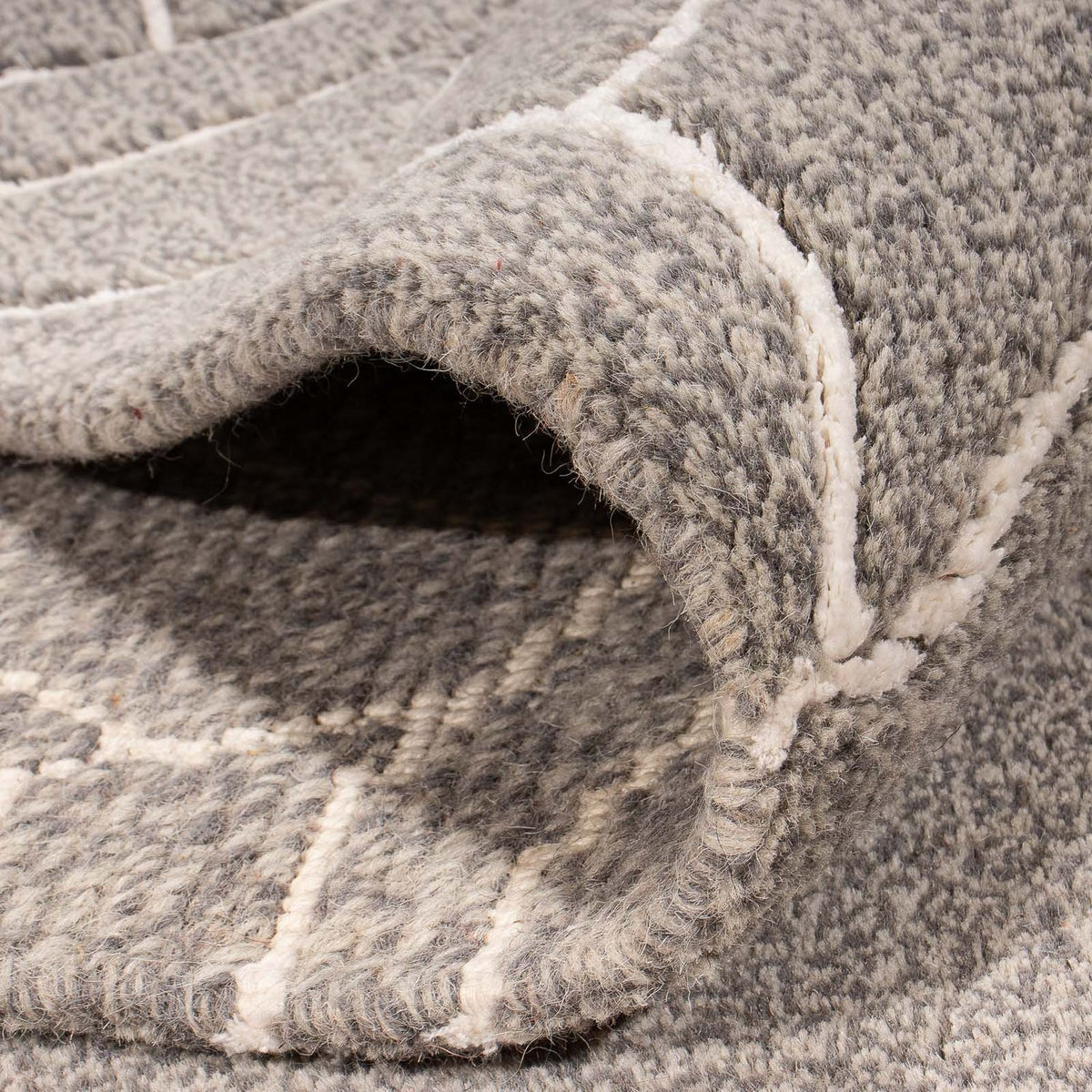 Nepal mattan - 230 x 160 cm - grått