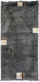 Nepal mattan - 140 x 70 cm - silver