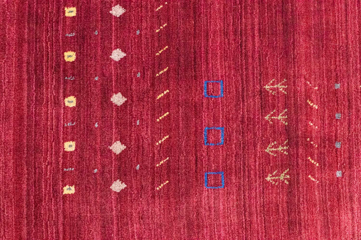 Ullmatta - 240 x 170 cm - röd