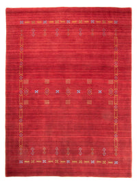 Gabbeh matta - Loribaft Softy - 240 x 170 cm - mörkröd