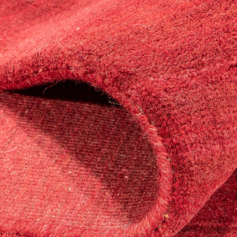 Gabbeh matta - Loribaft Softy - 240 x 170 cm - mörkröd