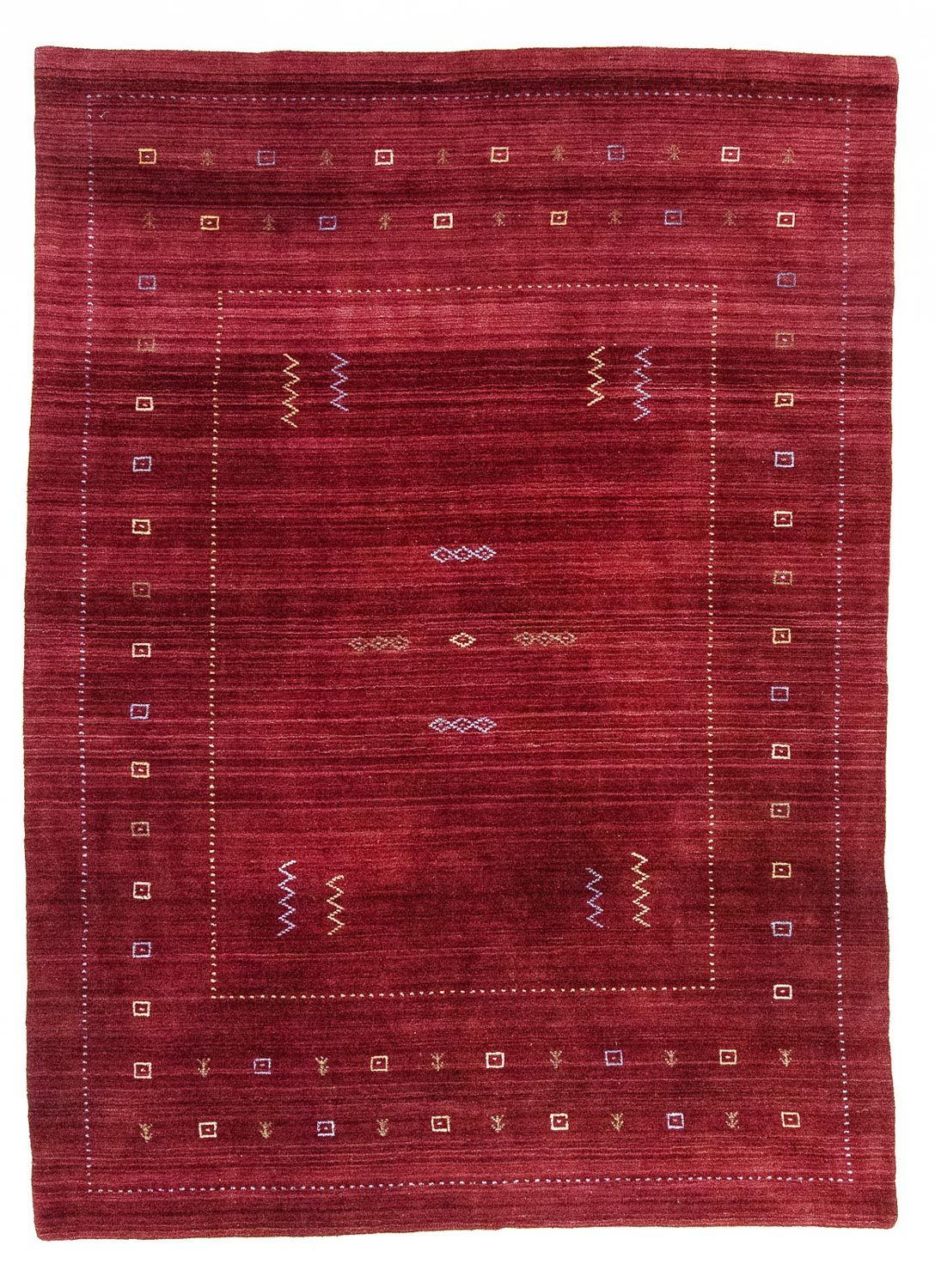 Gabbeh-matta - Softy - 240 x 170 cm - röd