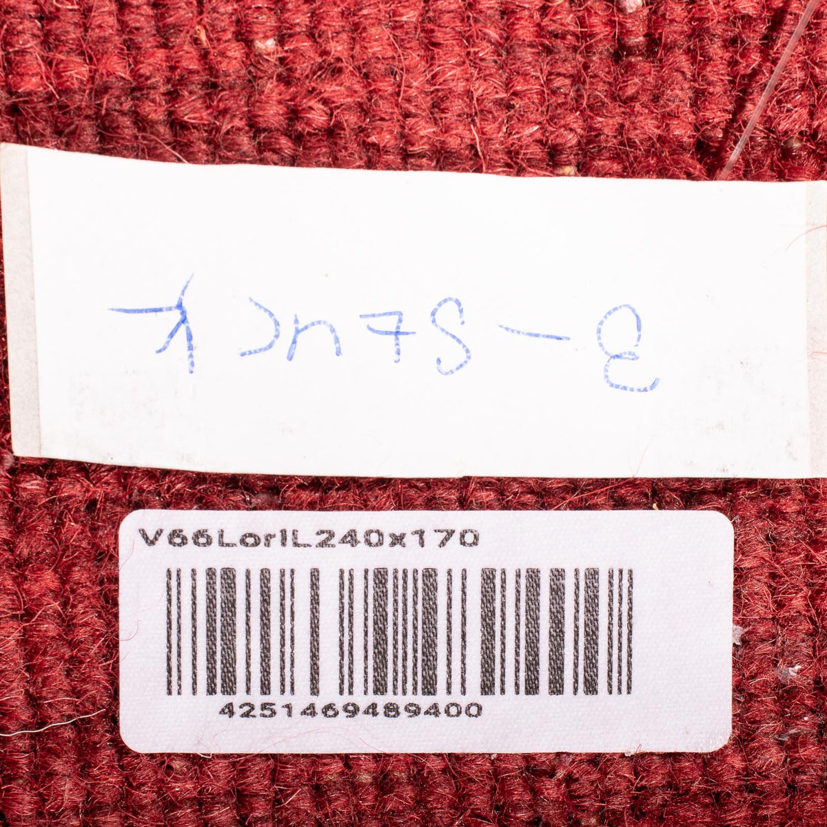 Gabbeh matta - Loribaft Softy - 240 x 170 cm - mörkröd