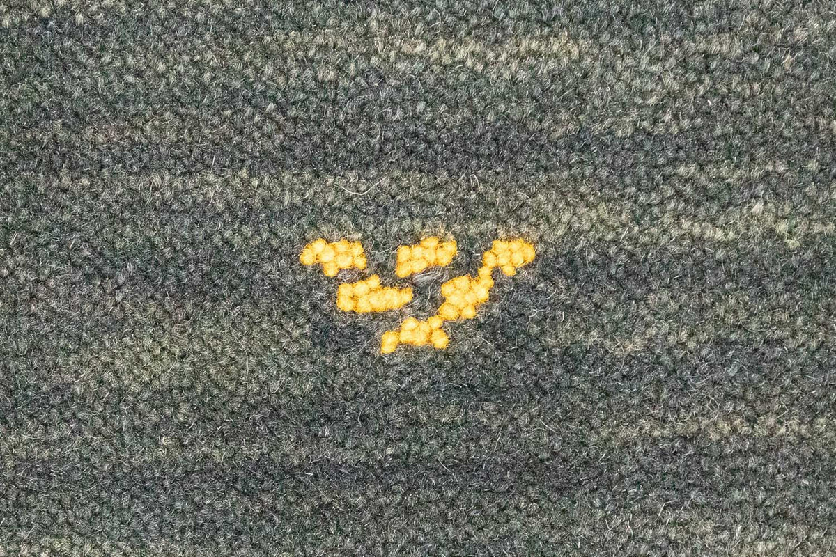 Gabbeh-matta - Softy - 120 x 70 cm - grön