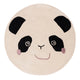 Kinderteppich Panda rund