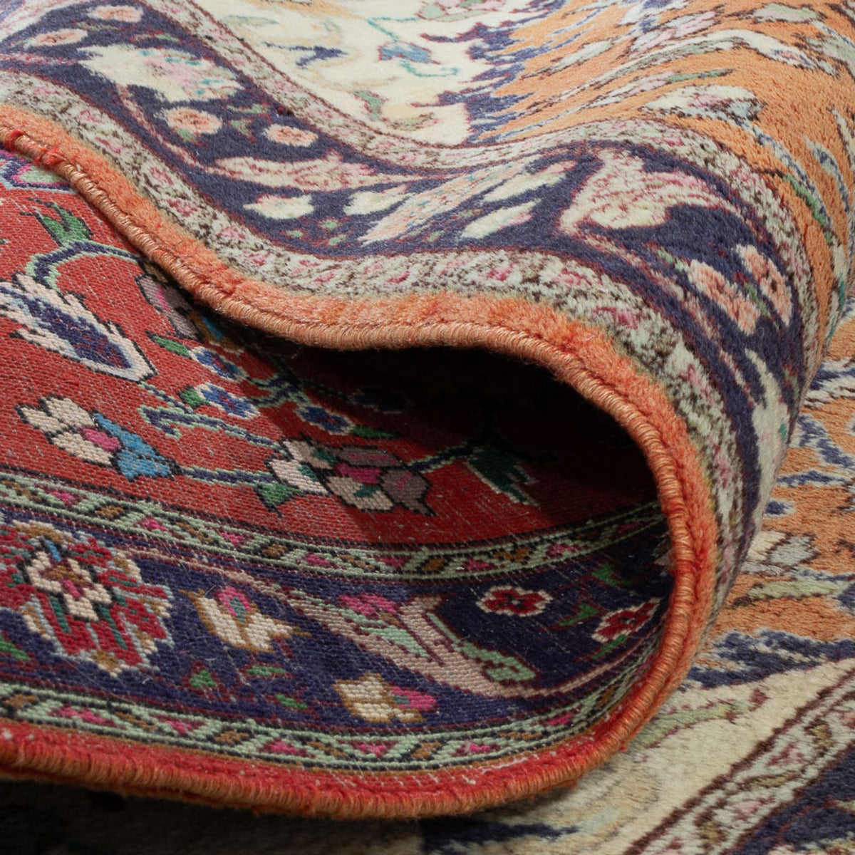 Persisk matta - Nomadic - 135 x 102 cm - terrakotta