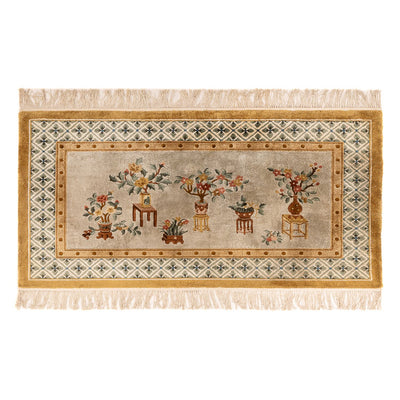 Kinesisk silke Mattan 93x154cm - Oriental Carpet