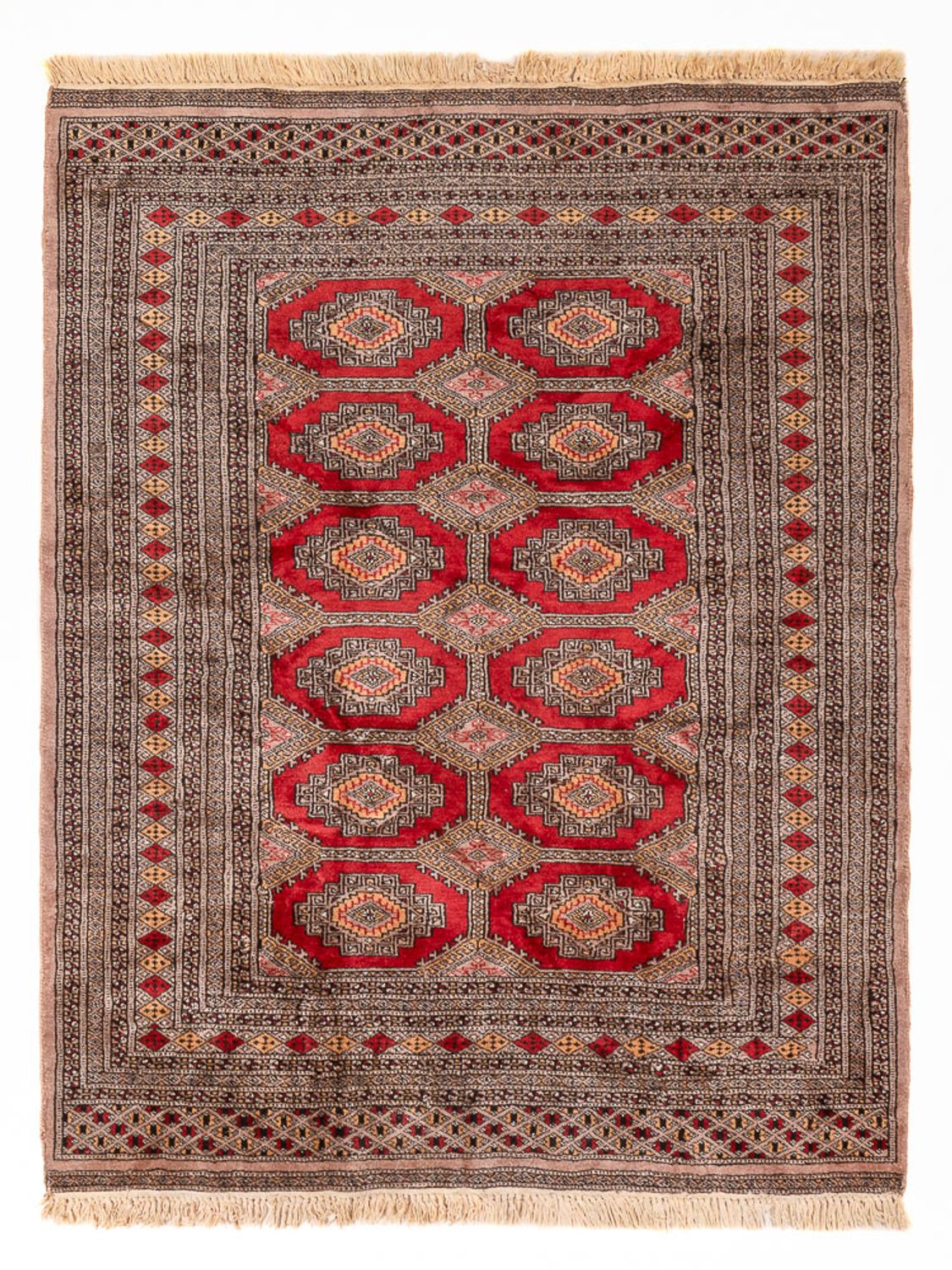 Pakistanska mattan - 165 x 124 cm - mörk beige