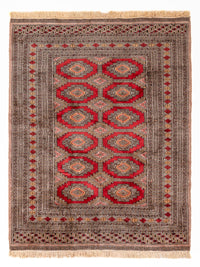 Pakistanska mattan - 165 x 124 cm - mörk beige