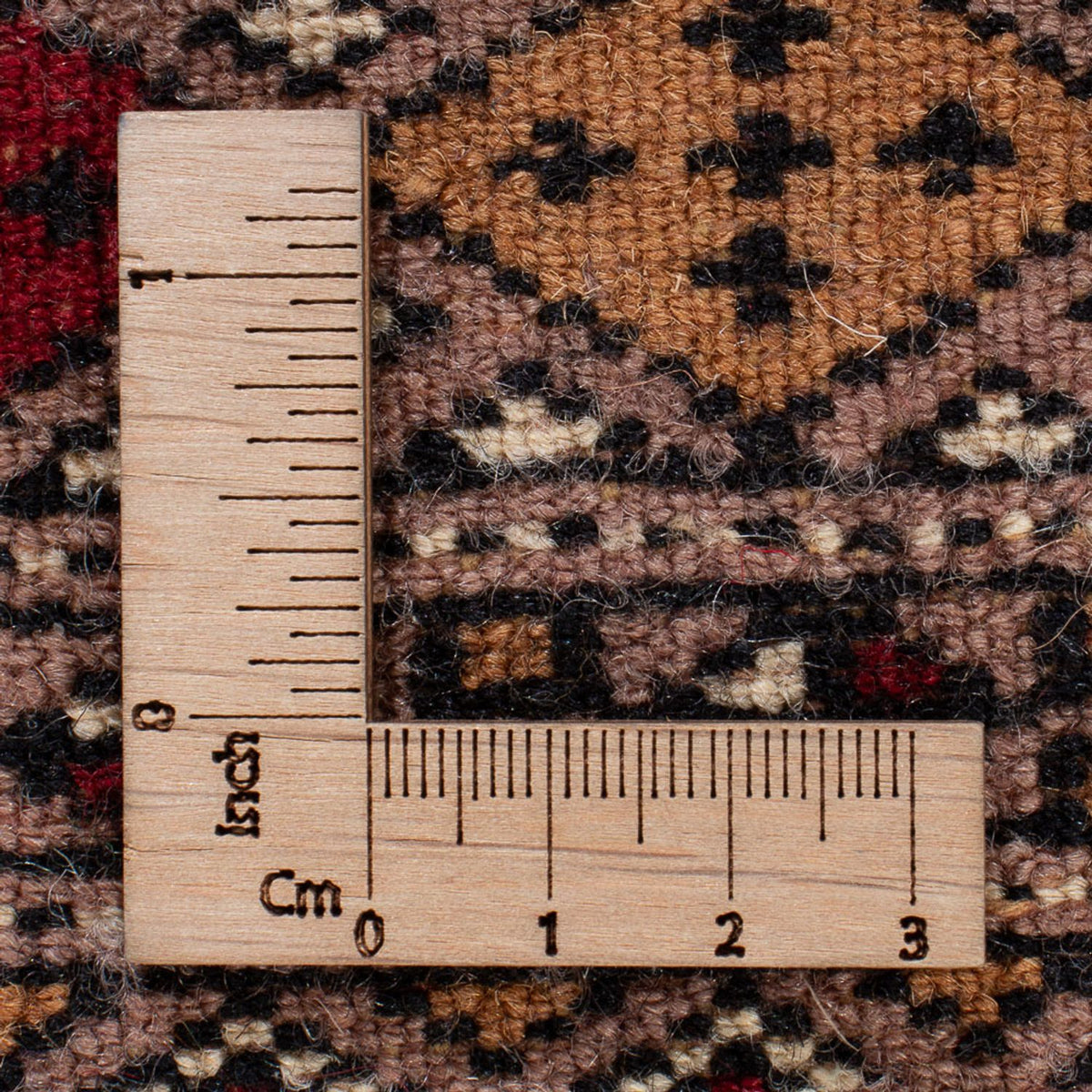 Pakistanska mattan - 165 x 124 cm - mörk beige