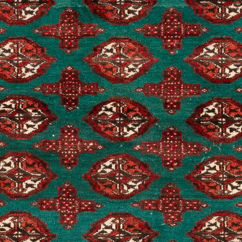 Turkaman-matta - 117 x 95 cm - flerfärgad