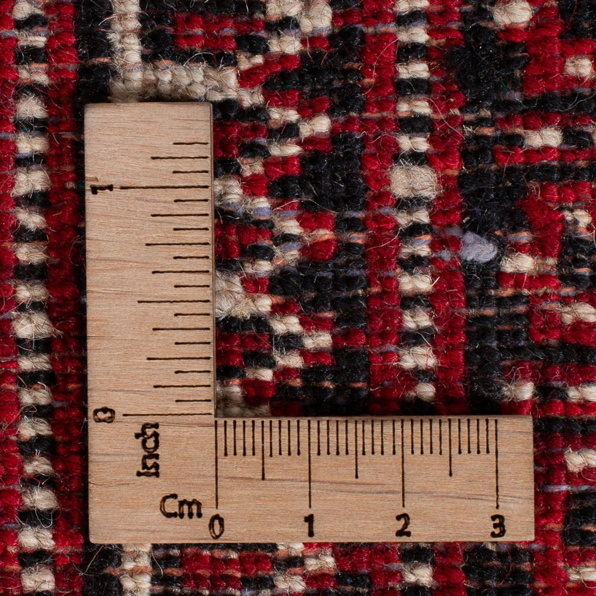 Turkaman-matta - 117 x 95 cm - flerfärgad