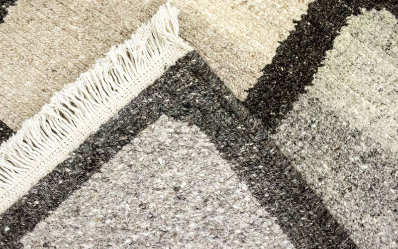 Nepal mattan - 202 x 140 cm - flerfärgad